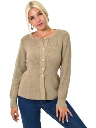 πλεκτή ζακέτα με κουμπιά ...