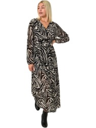 μίντι φόρεμα με μοτίβο ...