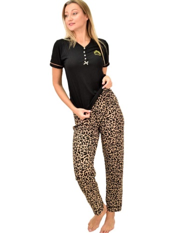 γυναικεία πιτζάμα σετ με σχέδιο animal print animal print