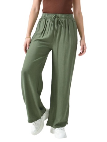 παντελόνι ψηλόμεσο σε ίσια γραμμή χακί 26288