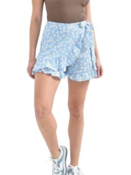 γυναικεία φούστα - σορτσάκι γαλάζιο 26346