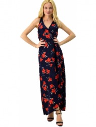 γυναικείο φόρεμα κρουαζέ μπλε 6274