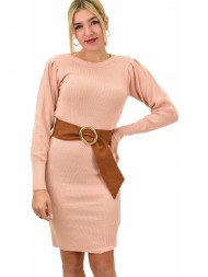 κοντό πλεκτό φόρεμα με ...