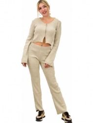 γυναικείο πλεκτό σετ ριπ ...