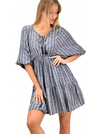 γυναικείο mini φόρεμα μπλε τζιν 10179