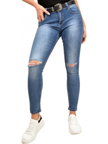γυναικείο τζιν με σκισίματα τζιν 9008