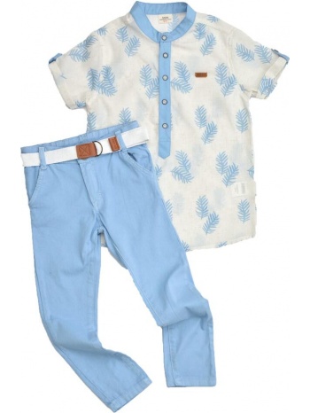 παιδικό σετ μπλούζα & παντελόνι γαλάζιο 14522