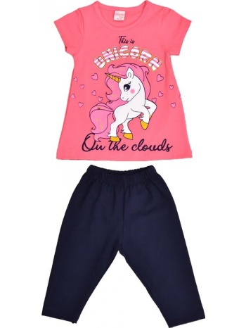 παιδικό σετ με κολάν unicorn ροζ 15612