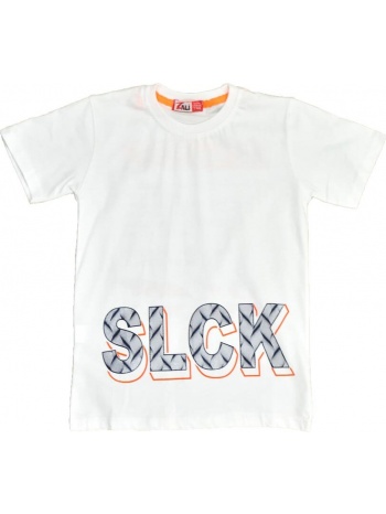 παιδική μπλούζα με τύπωμα στην πλάτη λευκό 15822