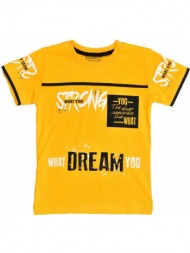 παιδική μπλούζα με τύπωμα strong κίτρινο 16037