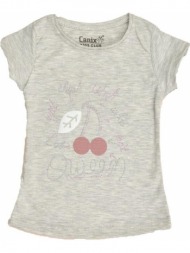 παιδική μπλούζα με σχέδιο κεράσι γκρι 16367