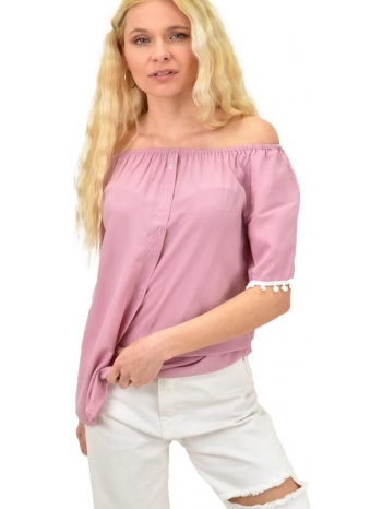γυναικεία μπλούζα με κουμπιά σάπιο μήλο 14909