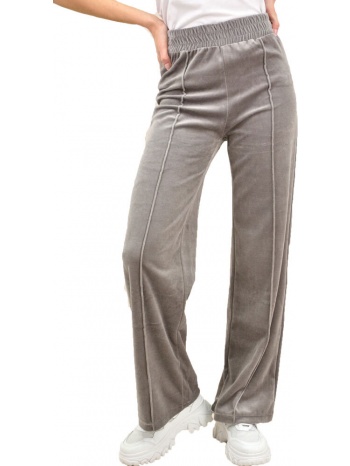 γυναικείο παντελόνι βελουτέ γκρι 13669