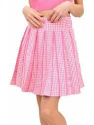 γυναικεία φούστα πλισέ ροζ 14563