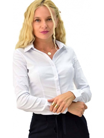 πουκάμισο εφαρμοστό λευκό 3910