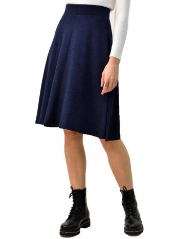 γυναικεία φούστα σε α γραμμή μπλε σκούρο 4955