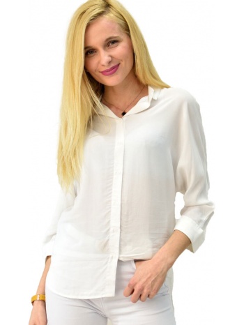 ​γυναικείο πουκάμισο με γιακά λευκό 5860