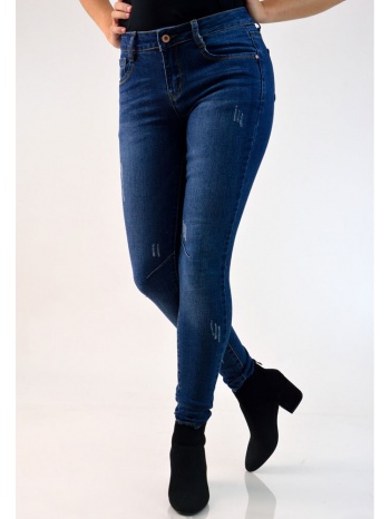 τζιν με ελαφρύ ξέβαμα μπλε τζιν 1445