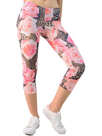 κολάν ιππασίας φλοράλ απαλό ροζ 639