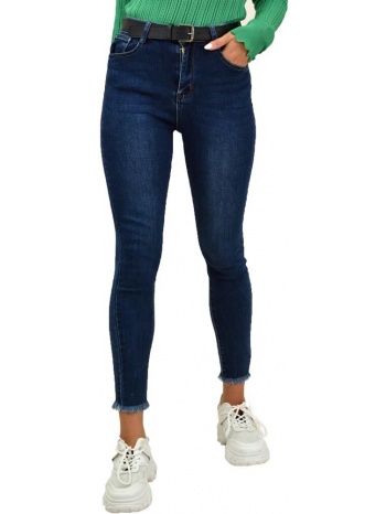 τζιν μονόχρωμο με ζώνη τζιν 17504