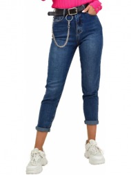 τζιν παντελόνι skinny με ζώνη τζιν 17508