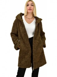 γυναικείο παλτό μπουκλέ ...