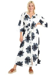 λευκό φόρεμα με ...