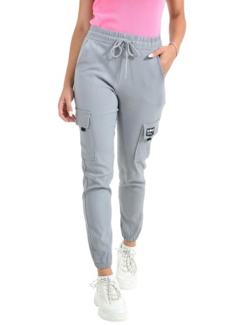 ελαστικό παντελόνι cargo γκρι 26644