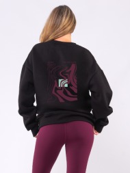 c1069 | echo - crewneck μαύρο c1069