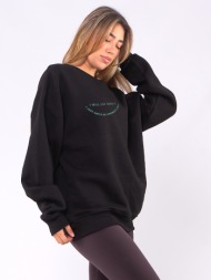 c1070 | dramatic - crewneck μαύρο c1070