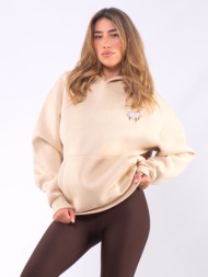 c1084 | a rainy monday - hoodie μπεζ c1084