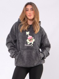 c1104 | poison - hoodie ανθρακί c1104