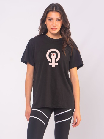 c1118 | fist of power - tee μαύρο c1118