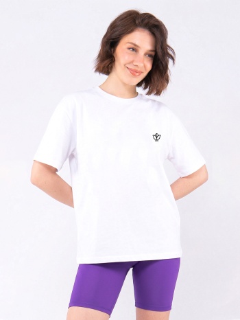 c1151 | flower logo 2 - oversized άσπρο c1151