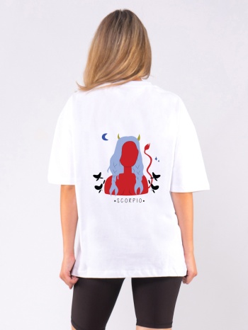 c1169 | scorpio - oversized άσπρο c1169