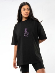 c1212 | my blooming self - oversized μαύρο c1212