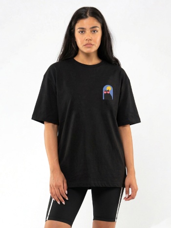 c1195 | cat love - oversized μαύρο c1195
