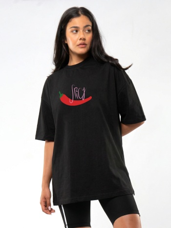 c1205 | spicy - oversized μαύρο c1205