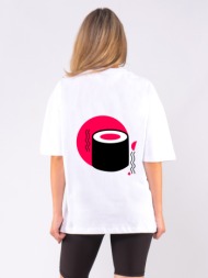 c1201 | sushi - oversized άσπρο c1201