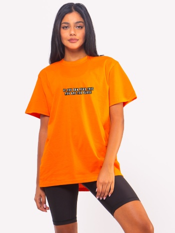 c899 | too close - tee πορτοκαλί c899