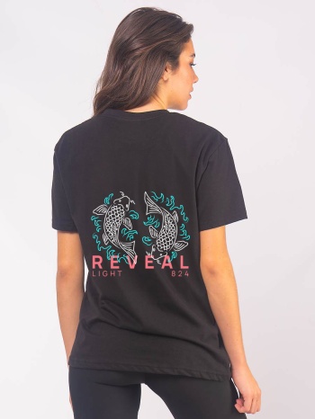 c988 | reveal light - tee μαύρο c988