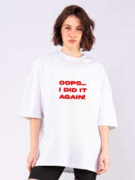 c1008 | oops - oversized άσπρο c1008