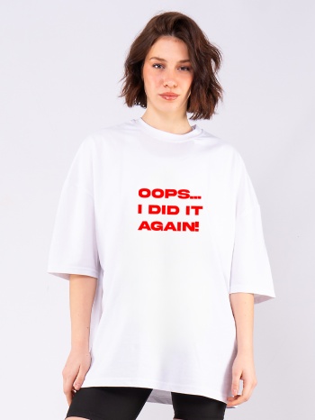 c1008 | oops - oversized άσπρο c1008