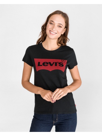 levi`s® the perfect graphic t-shirt black 100% cotton