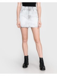 replay skirt white grey 96 % cotton, 4 % elastomultiester