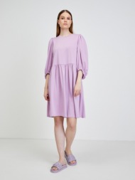 ichi dresses violet 100% cotton