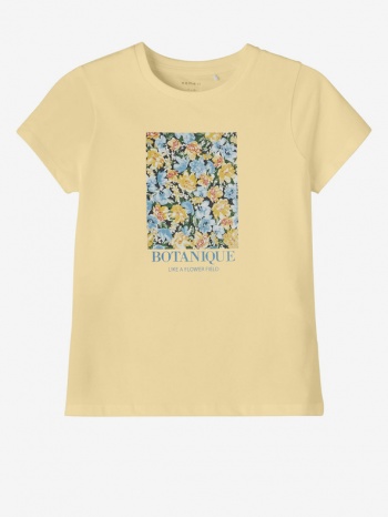 name it damily kids t-shirt yellow 95 % organic cotton, 5 % σε προσφορά