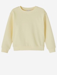 name it lena kids sweatshirt yellow 80% organic cotton, 20% recycled polyester