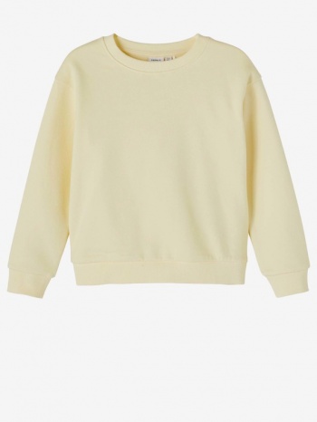 name it lena kids sweatshirt yellow 80% organic cotton, 20% σε προσφορά