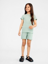 name it tara kids shorts green 66% polyester, 28% cotton, 6% elastane
